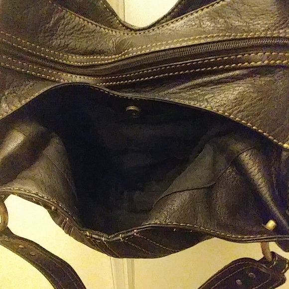 Harold's Black Leather Handbag - Picture 5 of 8